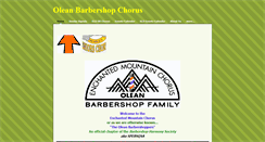 Desktop Screenshot of oleanbarbershopchorus.org
